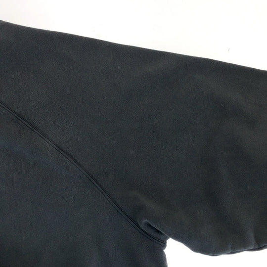 BALENCIAGA Hoodie PJ87 697879 TMVH2 cotton black Hoodie Taping logo mens UK 4 Used Authentic