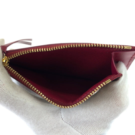 LOUIS VUITTON Coin case M67889 PVC Brown Fragment case Card case Coin case Monogram Porte Cartes Zip Women Used Authentic