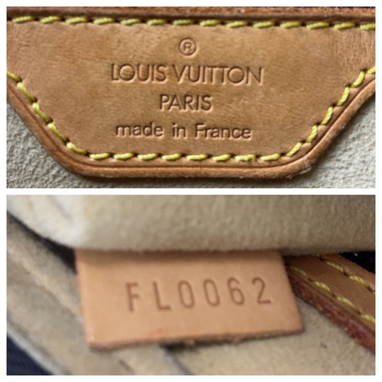 LOUIS VUITTON Shoulder Bag M51146 PVC, Leather Brown Gold Metal Shoulder Bag Monogram LoopingMM Women Used Authentic