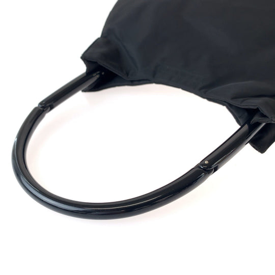 PRADA Shoulder Bag Nylon Black black One Shoulder Bag Handbag Test Triangle With logo Women Used Authentic