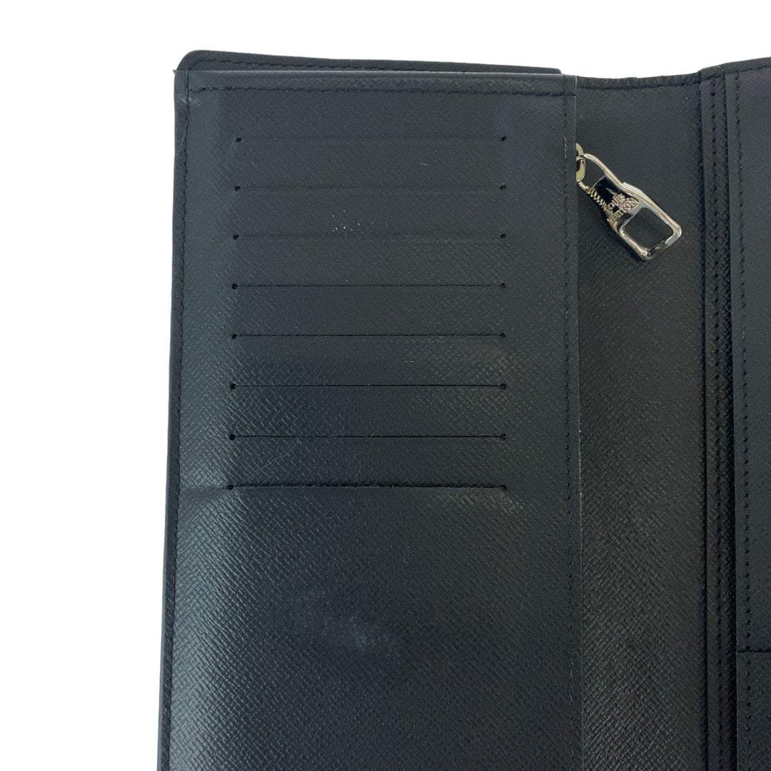 LOUIS VUITTON Long Wallet Purse M80019 PVC Noir Black SilverMetal Long Wallet Purse Monogram pastel Portefeuille Braza mens Used Authentic