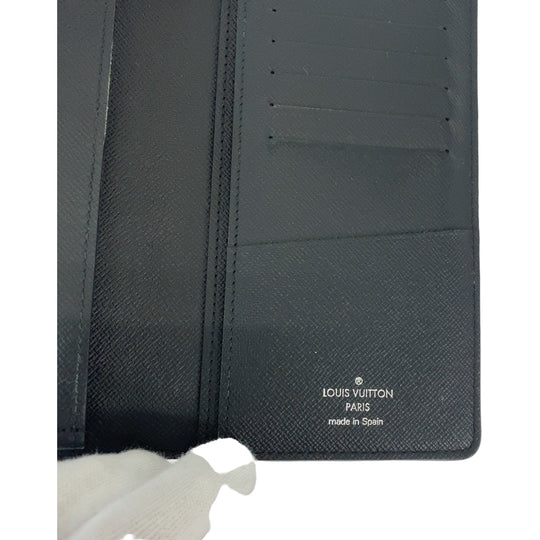 LOUIS VUITTON Long Wallet Purse M80019 PVC Noir Black SilverMetal Long Wallet Purse Monogram pastel Portefeuille Braza mens Used Authentic