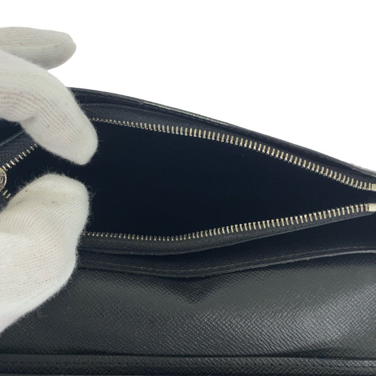LOUIS VUITTON Long Wallet Purse M80019 PVC Noir Black SilverMetal Long Wallet Purse Monogram pastel Portefeuille Braza mens Used Authentic