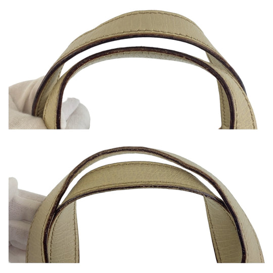 GUCCI Tote Bag 139261 GG canvas Beige Multicolor Gold Metal Tote Bag handbag Sherry Women Used Authentic