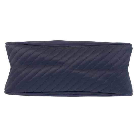 Yves Saint Laurent Handbag Nylon Navy SilverMetal YSL