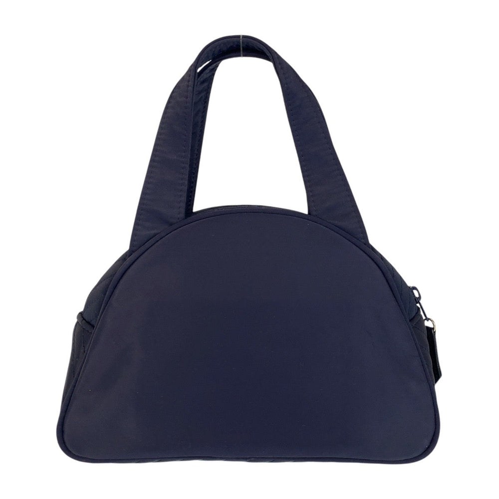 Yves Saint Laurent Handbag Nylon Navy SilverMetal YSL