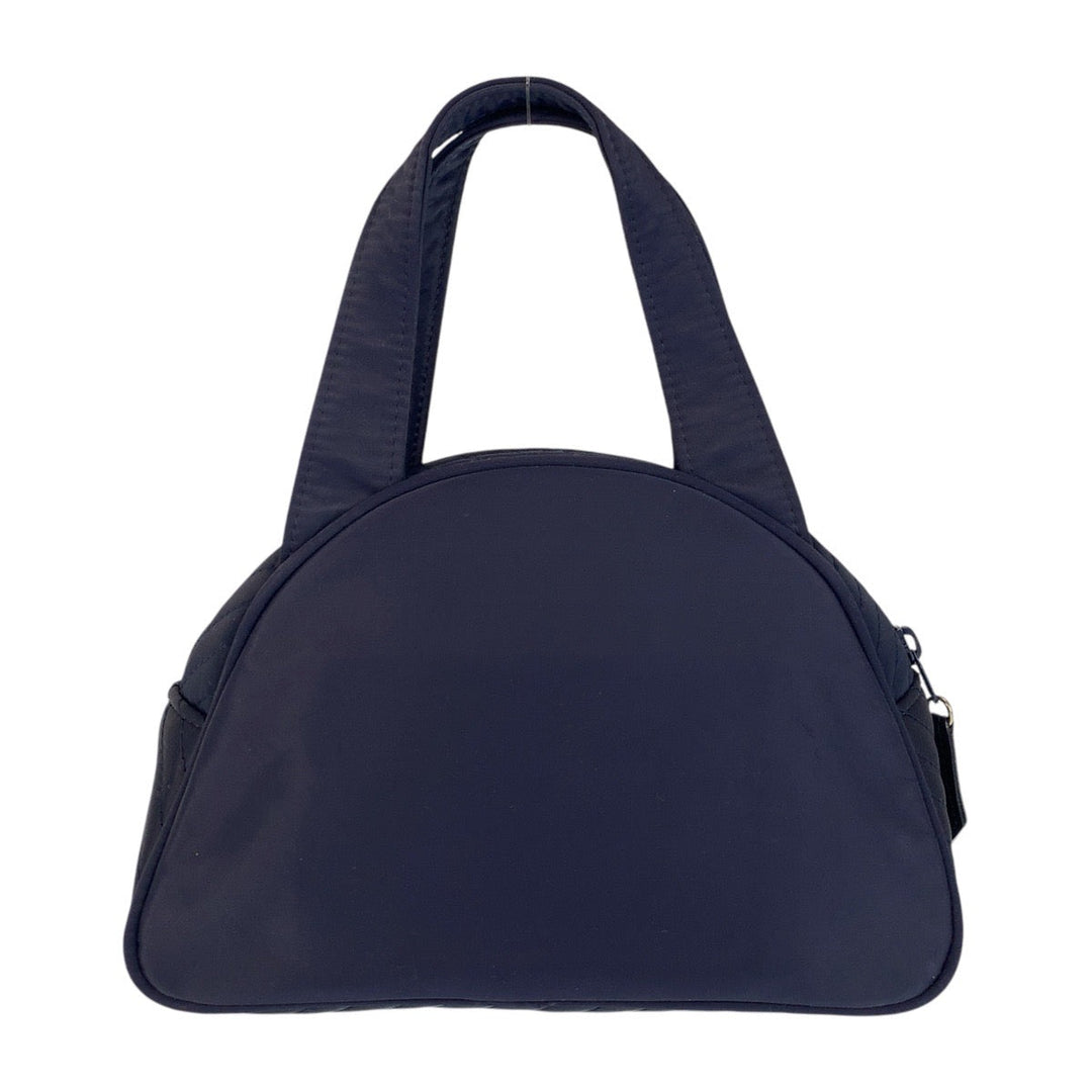 Yves Saint Laurent Handbag Nylon Navy SilverMetal YSL