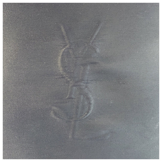 Yves Saint Laurent Handbag Nylon Navy SilverMetal YSL