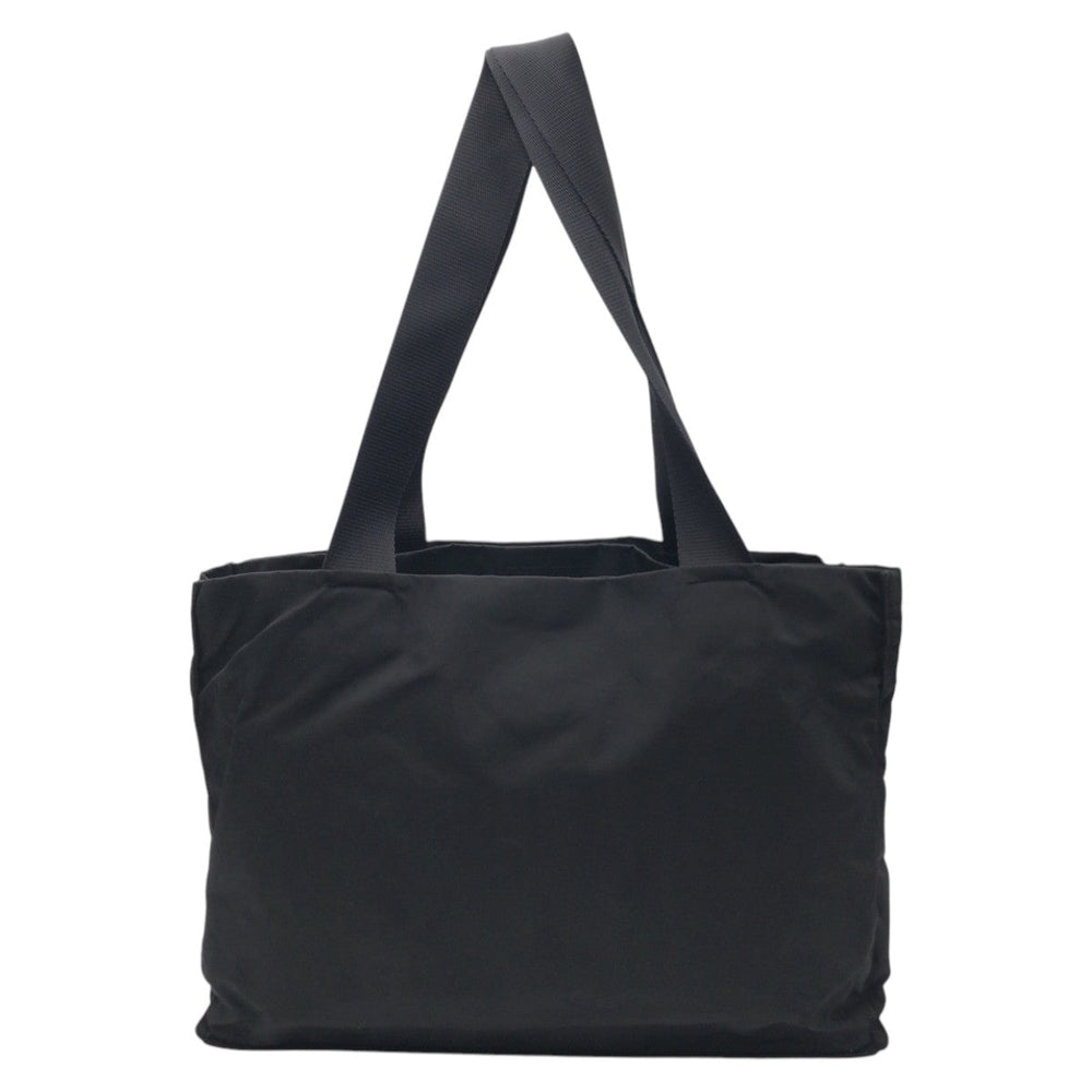 PRADA Tote Bag Nylon Black black Tote Bag handbag Test Triangular logo Women Used Authentic