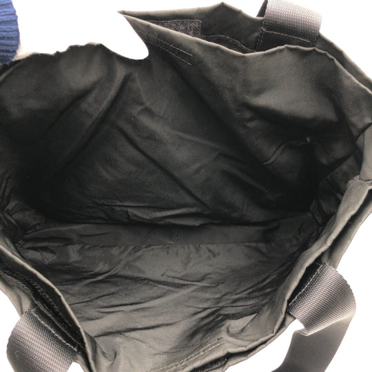 PRADA Tote Bag Nylon Black black Tote Bag handbag Test Triangular logo Women Used Authentic