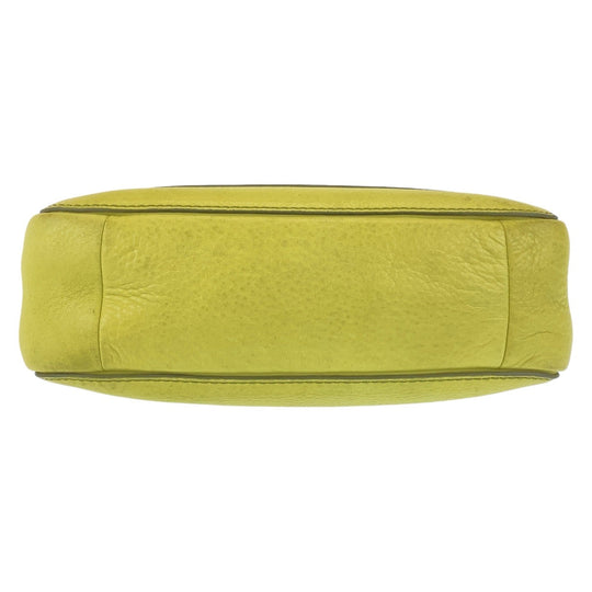 COACH Shoulder Bag leather yellow