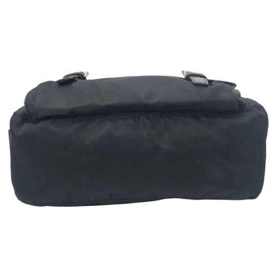 PRADA Shoulder Bag Nylon Black black Shoulder Bag Messenger bag Test Triangular logo mens Used Authentic