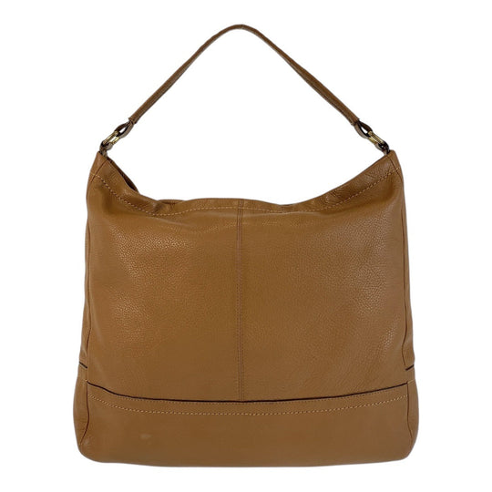 COACH Shoulder Bag E1359-F23293 leather Brown Gold Metal Hobo Women Used Authentic