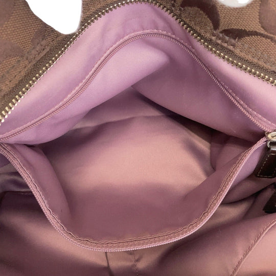 COACH Tote Bag canvas Brown Signature