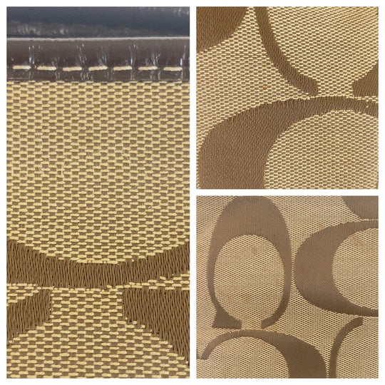 COACH Tote Bag canvas Brown Signature