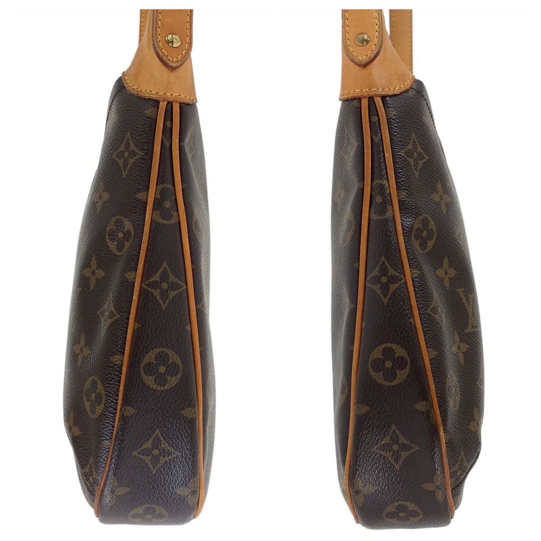 LOUIS VUITTON Shoulder Bag M56390 PVC, Leather Brown Gold Metal Crossbody Shoulder Bag Pochette Monogram Odeon PM Women Used Authentic