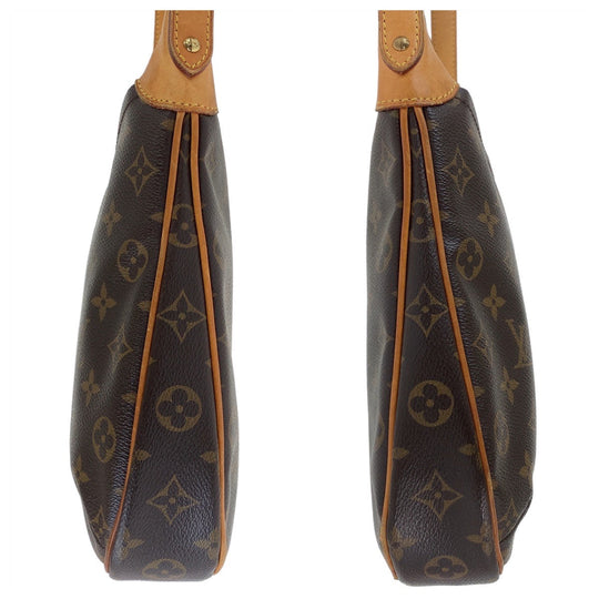 LOUIS VUITTON Shoulder Bag M56390 PVC, Leather Brown Gold Metal Crossbody Shoulder Bag Pochette Monogram Odeon PM Women Used Authentic