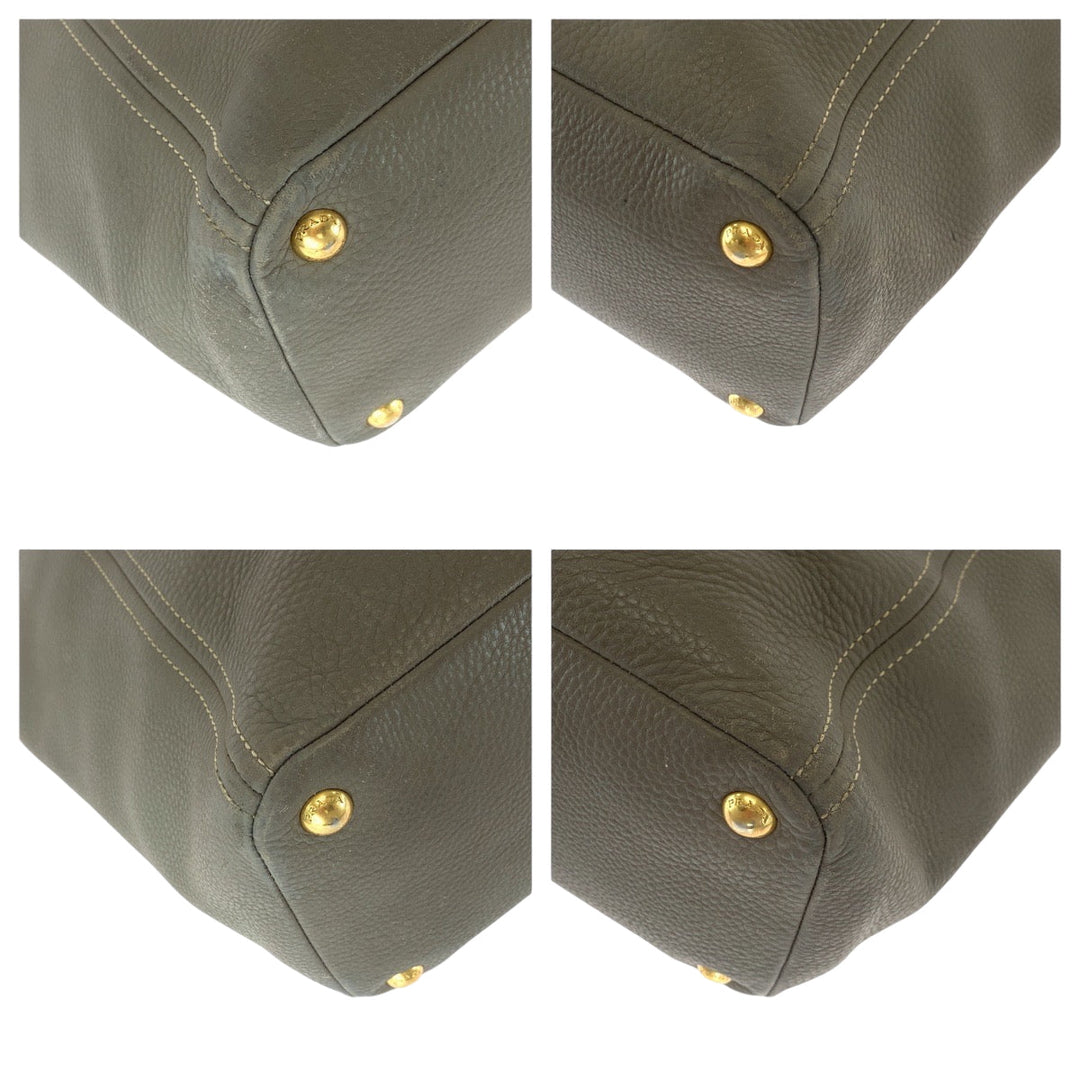 PRADA Tote Bag BR4970 leather Gurege Vitterodino Marmo
