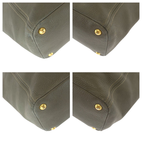PRADA Tote Bag BR4970 leather Gurege Vitterodino Marmo