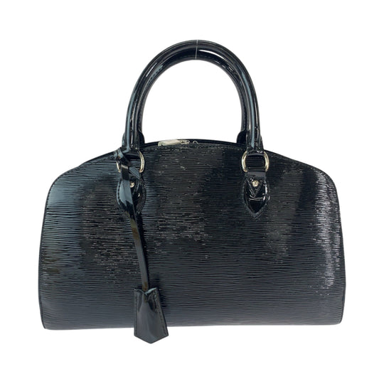 LOUIS VUITTON Handbag M5907N Patent leather Black SilverMetal Handbag Boston Duffel bag Epi Electric Ponneuf PM Women Used Authentic