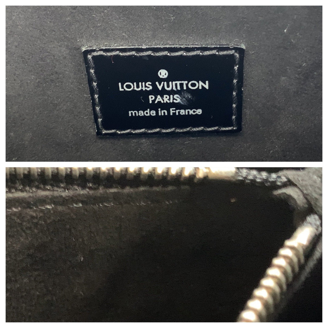 LOUIS VUITTON Handbag M5907N Patent leather Black SilverMetal Handbag Boston Duffel bag Epi Electric Ponneuf PM Women Used Authentic