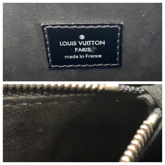LOUIS VUITTON Handbag M5907N Patent leather Black SilverMetal Handbag Boston Duffel bag Epi Electric Ponneuf PM Women Used Authentic