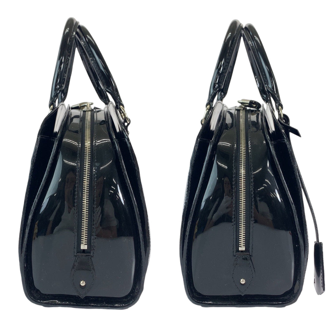 LOUIS VUITTON Handbag M5907N Patent leather Black SilverMetal Handbag Boston Duffel bag Epi Electric Ponneuf PM Women Used Authentic