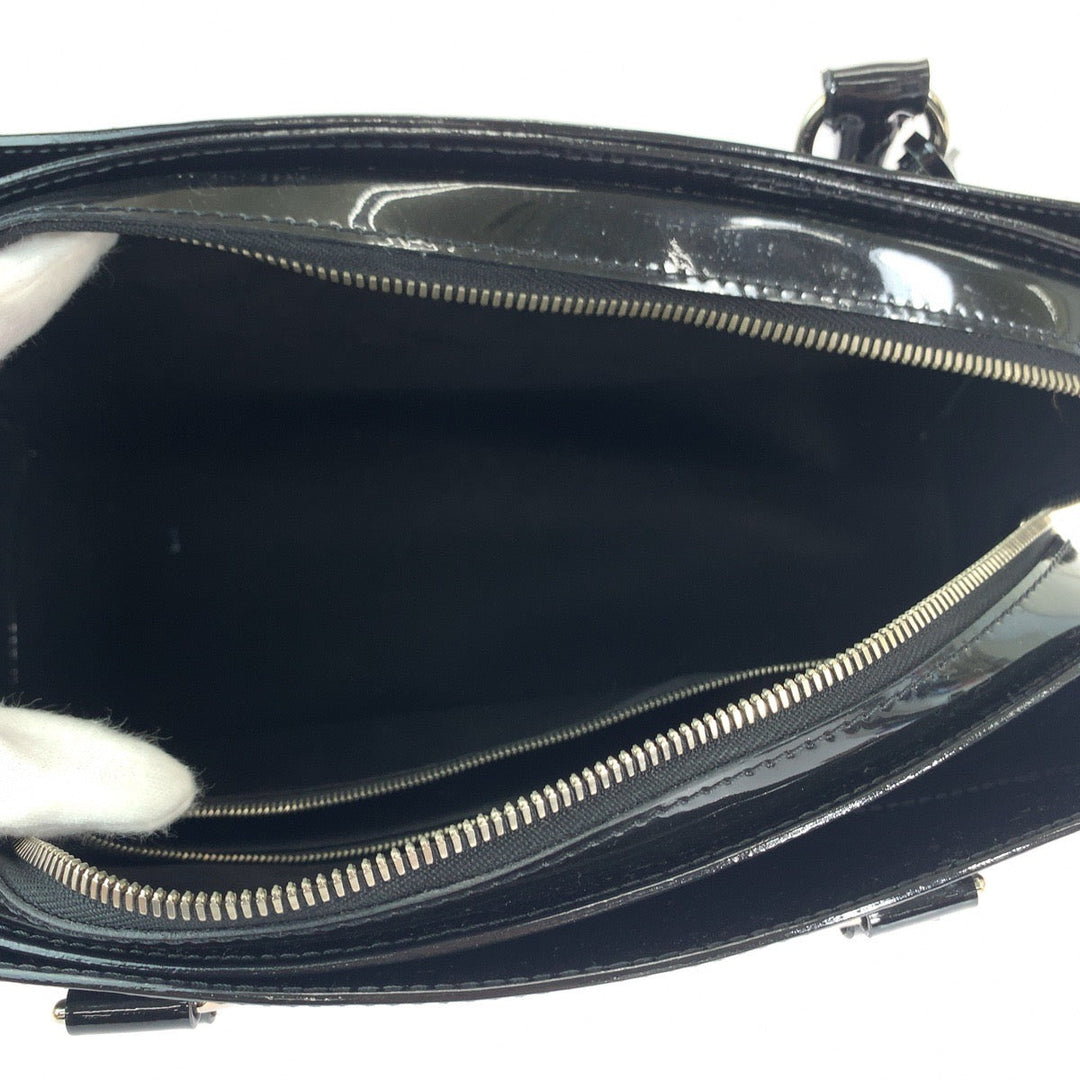 LOUIS VUITTON Handbag M5907N Patent leather Black SilverMetal Handbag Boston Duffel bag Epi Electric Ponneuf PM Women Used Authentic