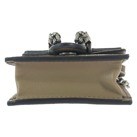 GUCCI Other accessories GG Supreme Canvas Beige Brown SilverMetal Chain AirPods Case AirPods PRO Case Earphone Case Dionysus Women Used Authentic