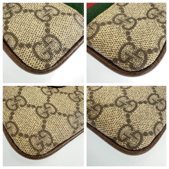 GUCCI Coin case 671722 GG Supreme Canvas multicolor Offidia Sherry Line