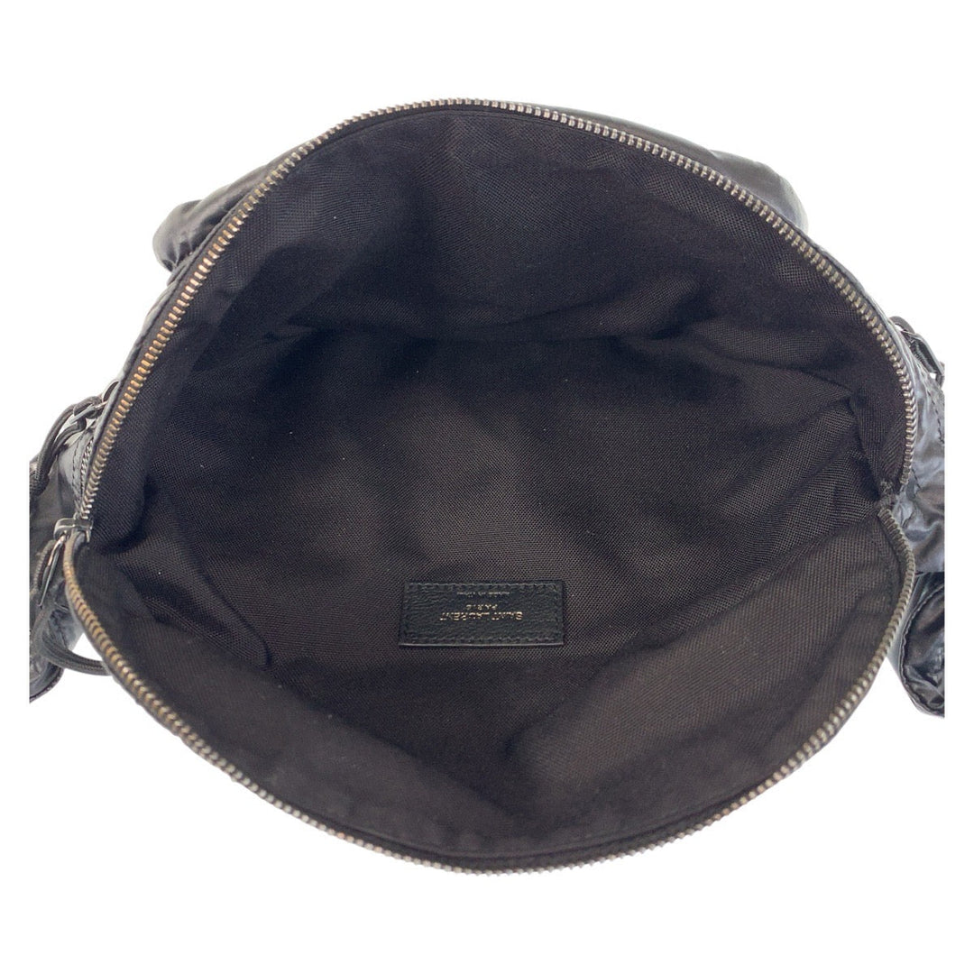 SAINT LAURENT PARIS Sling bag Nylon Black black