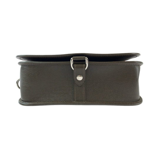 LOUIS VUITTON Shoulder Bag M32488 Taiga Grizzly Brown SilverMetal Shoulder Bag Messenger bag Taiga Andre mens Used Authentic