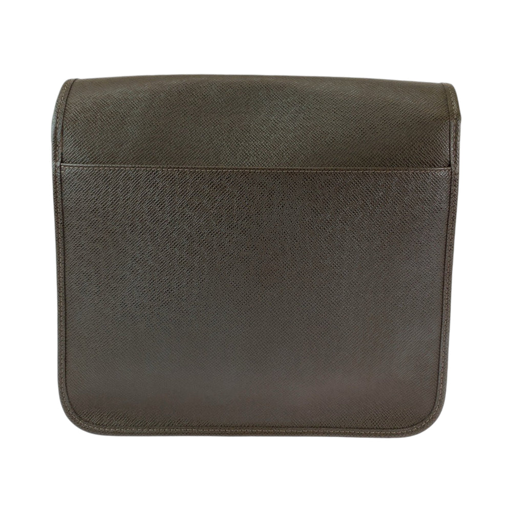 LOUIS VUITTON Shoulder Bag M32488 Taiga Grizzly Brown SilverMetal Shoulder Bag Messenger bag Taiga Andre mens Used Authentic
