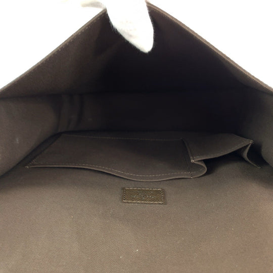 LOUIS VUITTON Shoulder Bag M32488 Taiga Grizzly Brown SilverMetal Shoulder Bag Messenger bag Taiga Andre mens Used Authentic