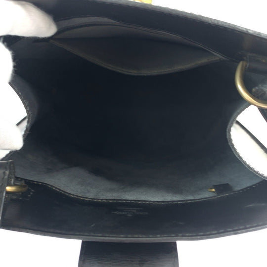 LOUIS VUITTON Shoulder Bag M52252 Epi Leather Noir Black Gold Metal Shoulder Bag Shoulder Bag Epi Cluny Women Used Authentic