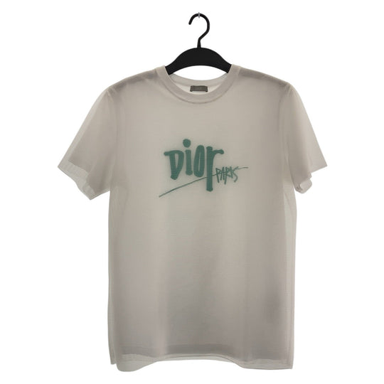Dior Short sleeve T-shirt 033J645A0629 Nylon White green DIORxShawn Stussy M