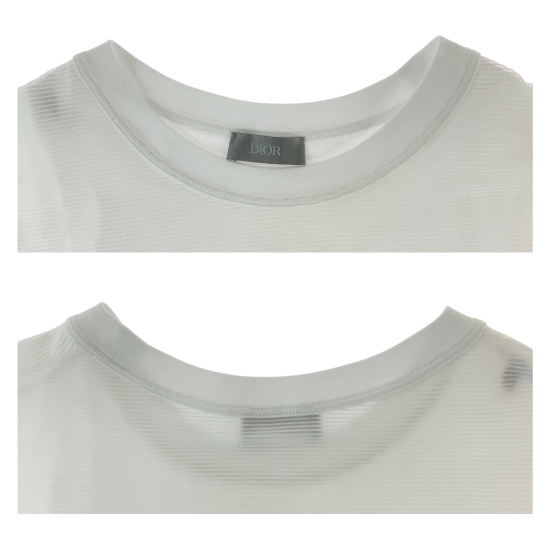 Dior Short sleeve T-shirt 033J645A0629 Nylon White green DIORxShawn Stussy M