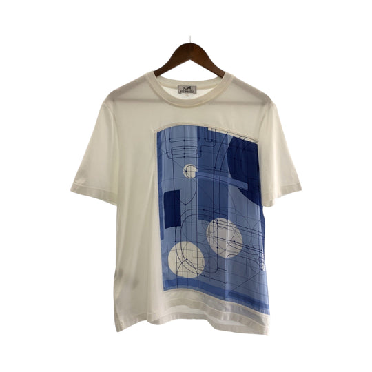HERMES Short sleeve T-shirt H037700HA70 cotton white M