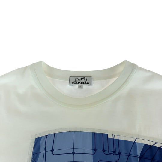 HERMES Short sleeve T-shirt H037700HA70 cotton white M