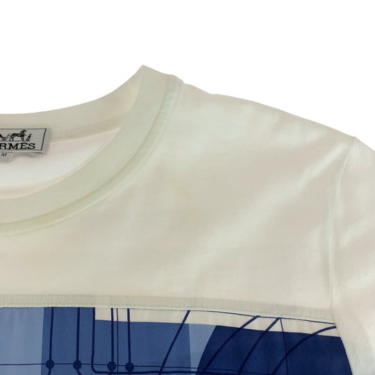 HERMES Short sleeve T-shirt H037700HA70 cotton white M