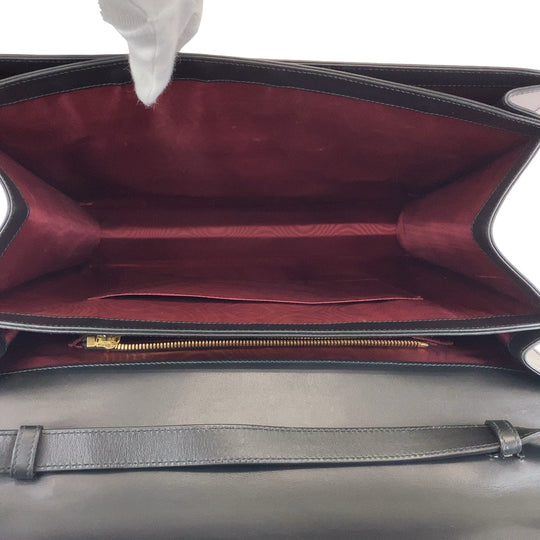 GUCCI Business bag 581531 Calfskin Black GoldMetal Business bag briefcase Zumi mens Used Authentic
