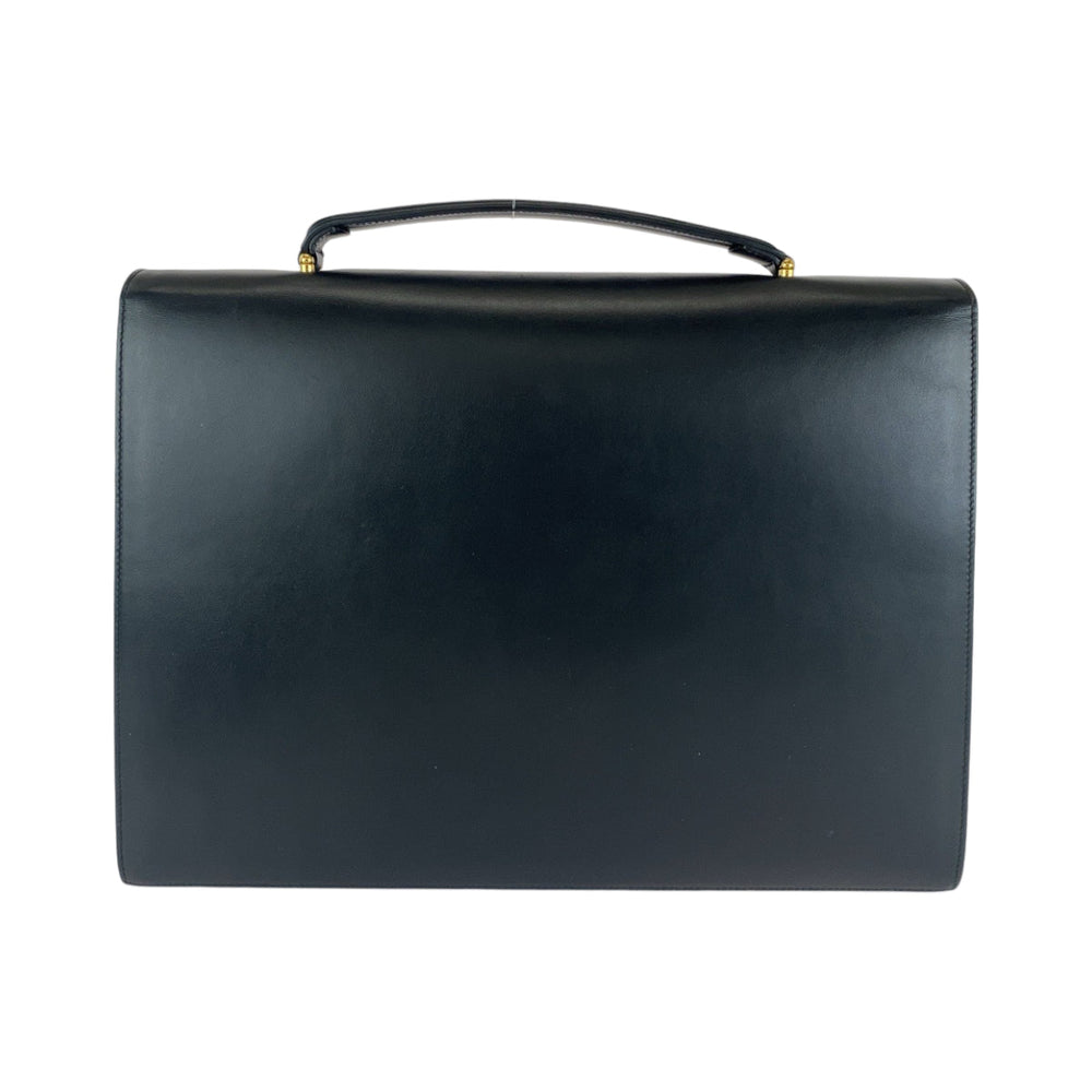 GUCCI Business bag 581531 Calfskin Black GoldMetal Business bag briefcase Zumi mens Used Authentic