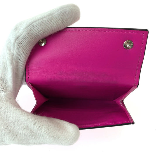 LOUIS VUITTON Tri-fold wallet M30773 PVC Pink SilverMetal Folding wallet Compact wallet Monogram Discovery Women Used Authentic