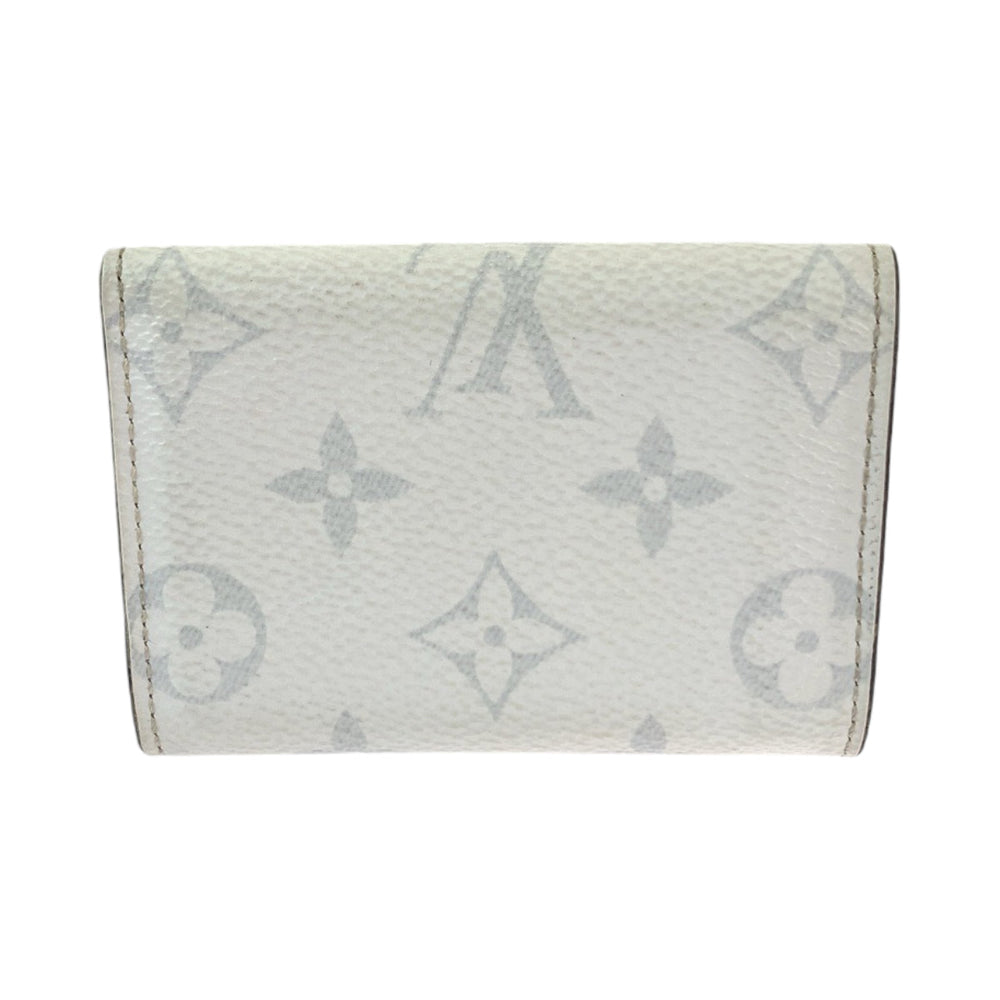 LOUIS VUITTON Tri-fold wallet M30899 PVC, Taiga Bron White SilverMetal Folding wallet Compact wallet Monogram Tiger Llama Discovery mens Used Authentic