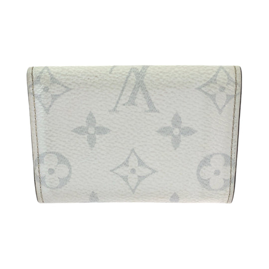 LOUIS VUITTON Tri-fold wallet M30899 PVC, Taiga Bron White SilverMetal Folding wallet Compact wallet Monogram Tiger Llama Discovery mens Used Authentic