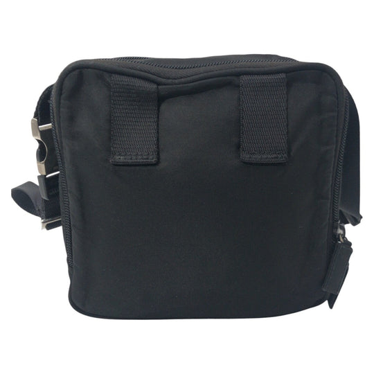 PRADA Shoulder Bag Nylon black Shoulder Bag Unisex Test Triangular logo mens Used Authentic