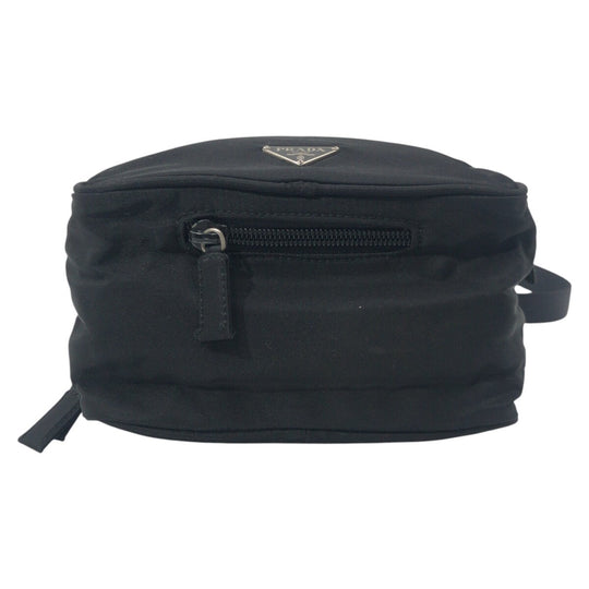 PRADA Shoulder Bag Nylon black Shoulder Bag Unisex Test Triangular logo mens Used Authentic