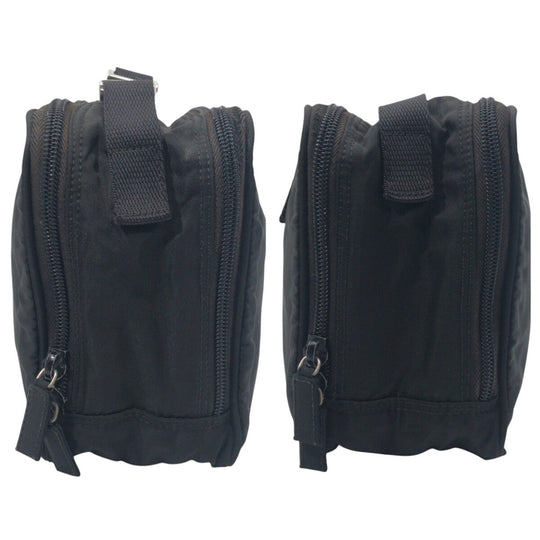 PRADA Shoulder Bag Nylon black Shoulder Bag Unisex Test Triangular logo mens Used Authentic