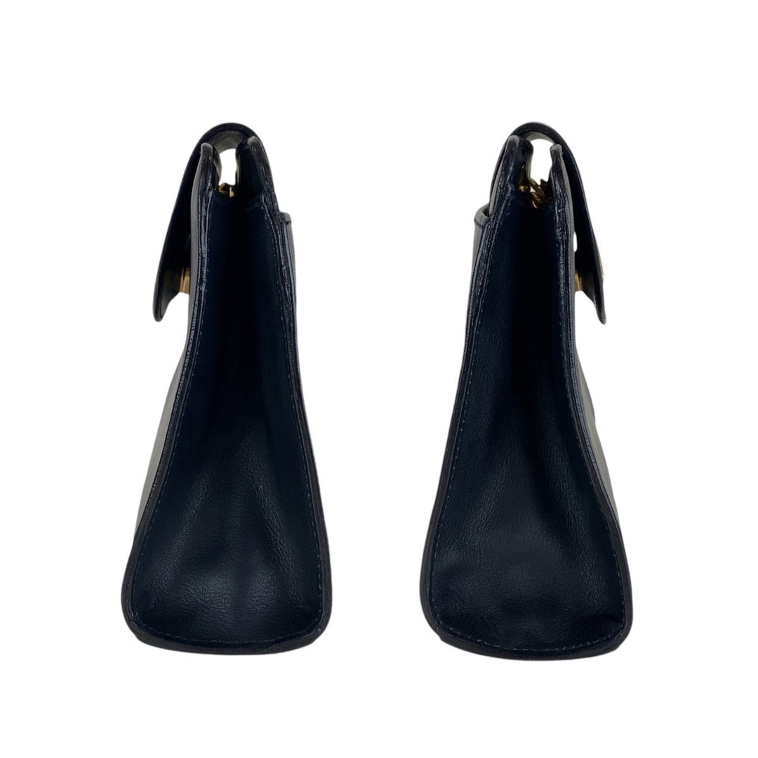 Paloma Picasso Shoulder Bag leather Navy