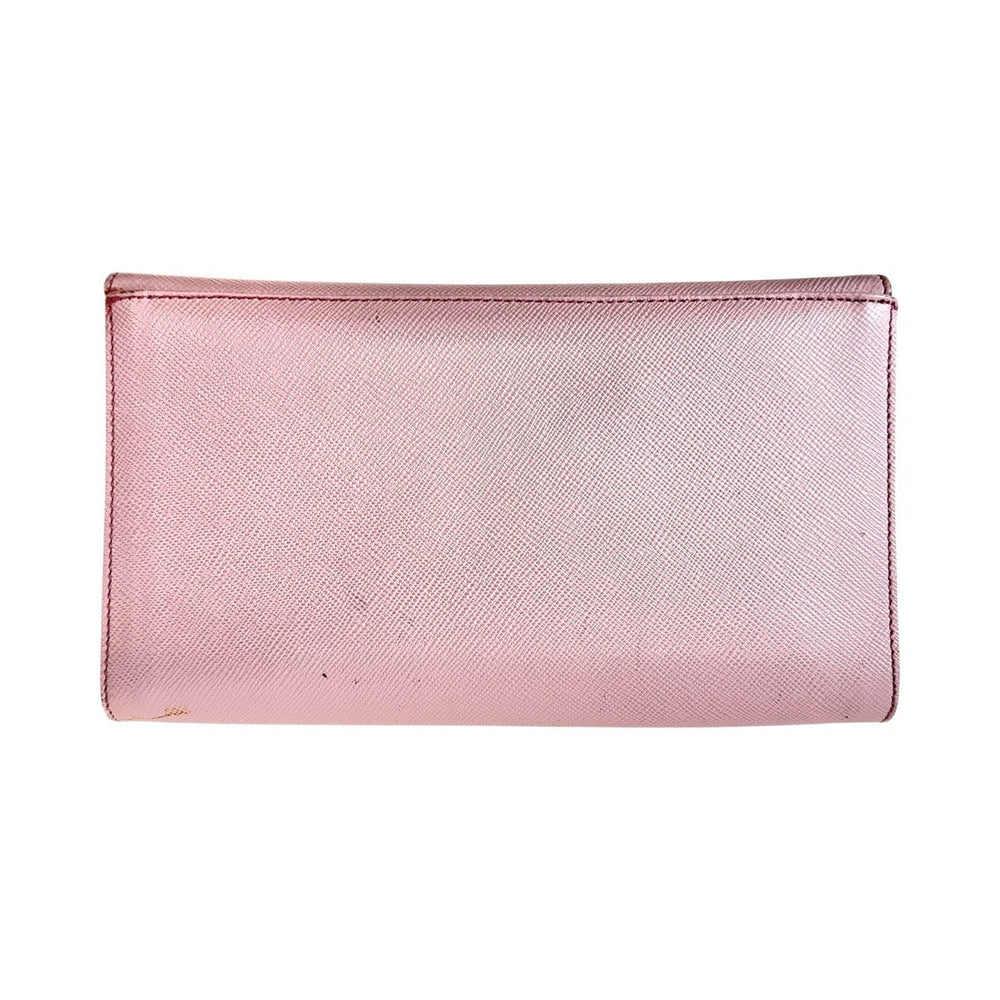 Serapian Clutch bag leather pink